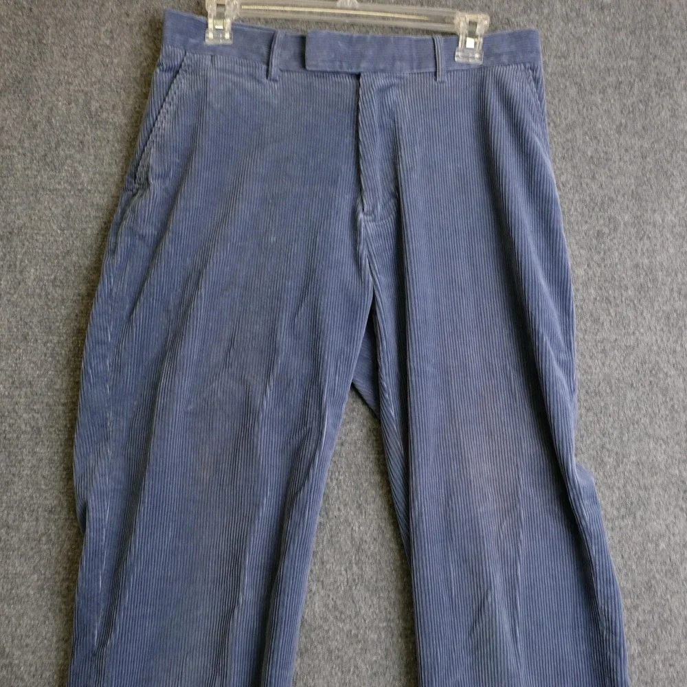 Polo Ralph Lauren Pants Mens 30x30 Blue Corduroy Polo Golf Stretch Straight Leg